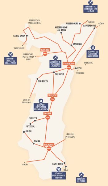 carte trains et ter fond